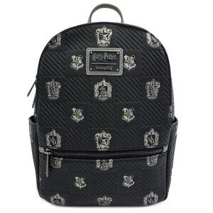 Loungefly Warner Bros. Harry Potter Hogwarts Houses Crests Mini Backpack